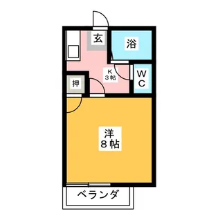 タウン21 D棟【2階】の間取り