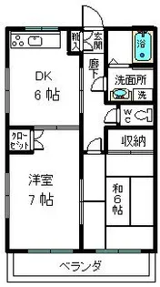 エスト【2階】の間取り