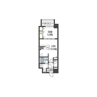 グランパシフィック今里Luxe【6階】の間取り