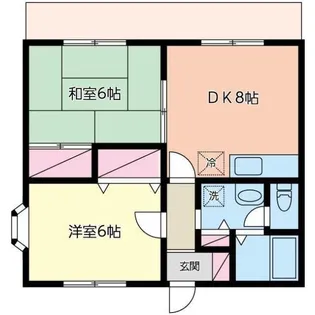 サニーハウスイシイ【1階】の間取り