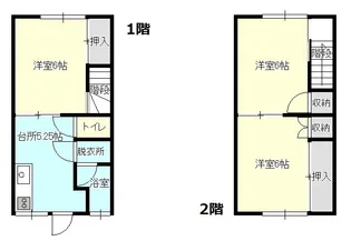 コーポ御幸【1階】の間取り