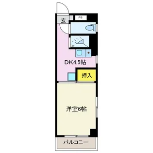 ヴィラたかはし【2階】の間取り