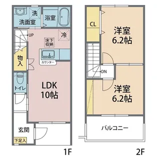 ダンデライオン Aの間取り