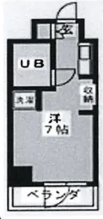スカイコート西川口第5【8階】の間取り