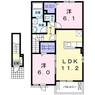 プルミエール II【2階】の間取り