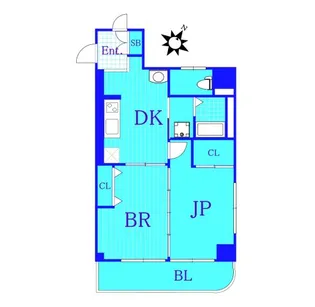 ファーストクラス南太田【7階】の間取り