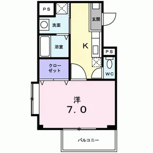 ラフィネ カヤマ I【3階】の間取り