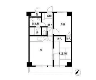 コンフォートソシアK【5階】の間取り
