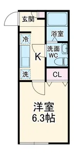 VAU house 寒川町【3階】の間取り