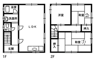 第2山口コーポ【1階】の間取り