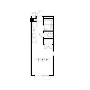 フラットT【2階】の間取り