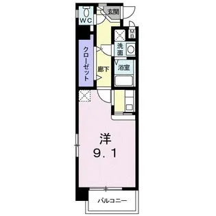 サンシャイン下郡【3階】の間取り