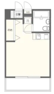 シャルマン中野坂上【4階】の間取り