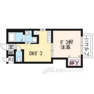 クリザンテーム山本【2階】の間取り