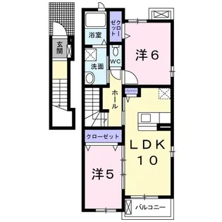 レジデンス伊賀【2階】の間取り