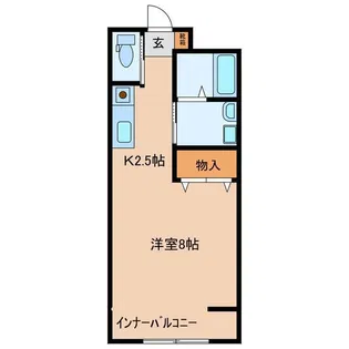 ビエナ本母A棟【2階】の間取り