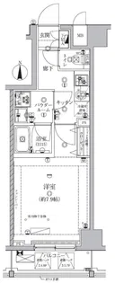 レアライズ巣鴨【4階】の間取り