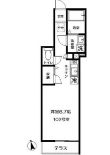ドルチェ雑司ヶ谷【1階】の間取り