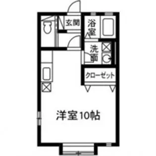 フォンテーヌ【1階】の間取り