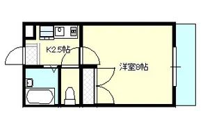 フローラ箕島【2階】の間取り