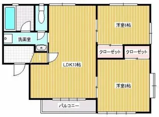 ブッシュクローバー佐鳴台【1階】の間取り