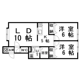 プリムヴェールII【2階】の間取り