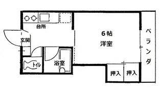 アーバン横山【2階】の間取り