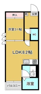 アルクスおたまや【2階】の間取り