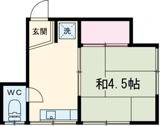 ひかりコーポ【2階】の間取り
