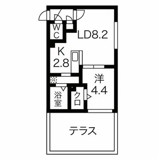 MONOZ(モノズ)【1階】の間取り