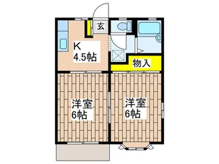 ファミールシャトル【1階】の間取り