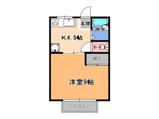 ミヤエールB【1階】の間取り