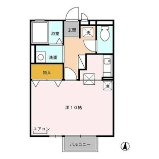 シャルム【1階】の間取り