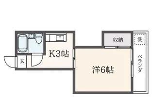 第二三菱荘【2階】の間取り