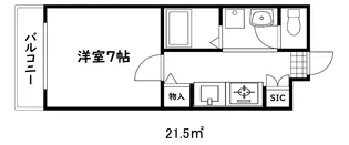 オーシャンビュー湊町【2階】の間取り