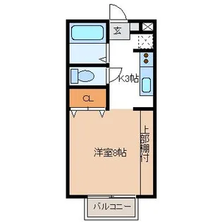 ボヌール・カーサ【1階】の間取り