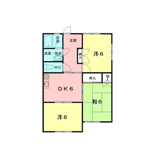 パーシモン上原【1階】の間取り