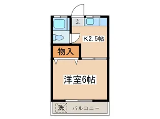 鈴木アパート【2階】の間取り