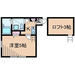 神奈川県横浜市港北区大曽根1【アパート】の間取り