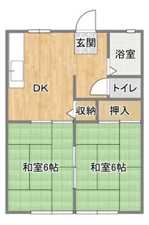 サンライフ久保木【2階】の間取り