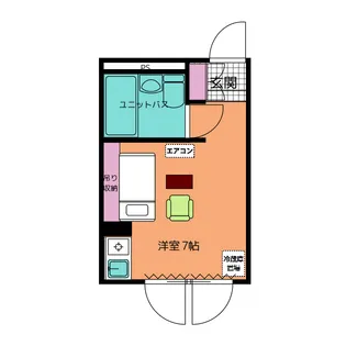 朝霞ロイヤルコーポ【2階】の間取り