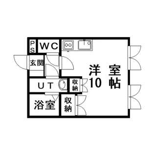 コーポライムライト【1階】の間取り