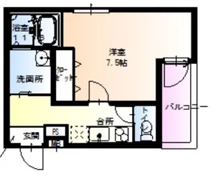 フジパレス堺南長尾VII番館【1階】の間取り