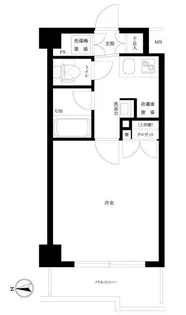 ルーブル高田馬場参番館【4階】の間取り