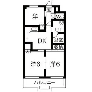 レジデンスTOYOUKE佐野【3階】の間取り