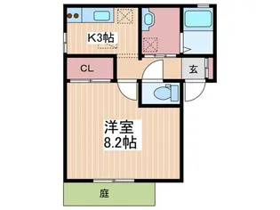 パラッツオIII【1階】の間取り