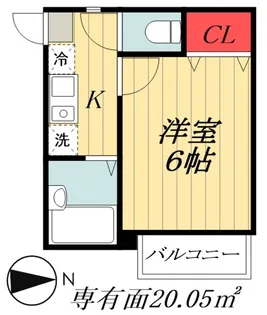東京都江戸川区篠崎町1【アパート】の間取り