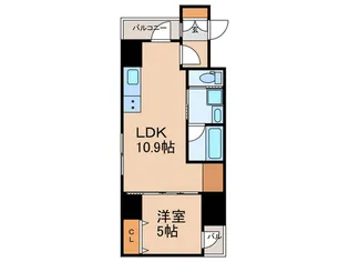 オージュShibuya【5階】の間取り