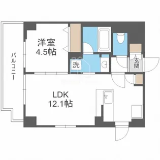大阪府大阪市北区太融寺町【マンション】の間取り