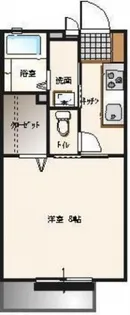 茨城県結城市下り松6【アパート】の間取り